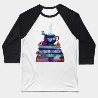 Witch's Brew Tea and Books Baseball T-Shirt